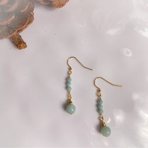 5. Blue Drop Earrings